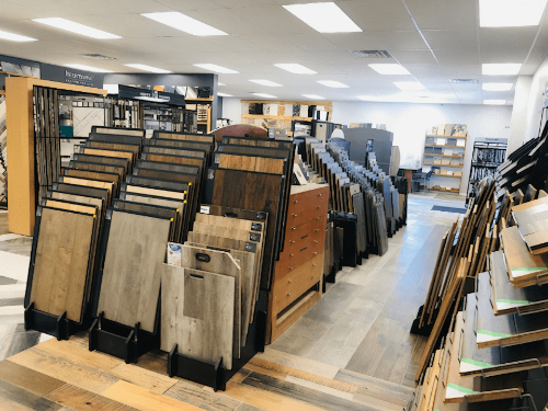 Available flooring and countertop options at Amazing Floors LP